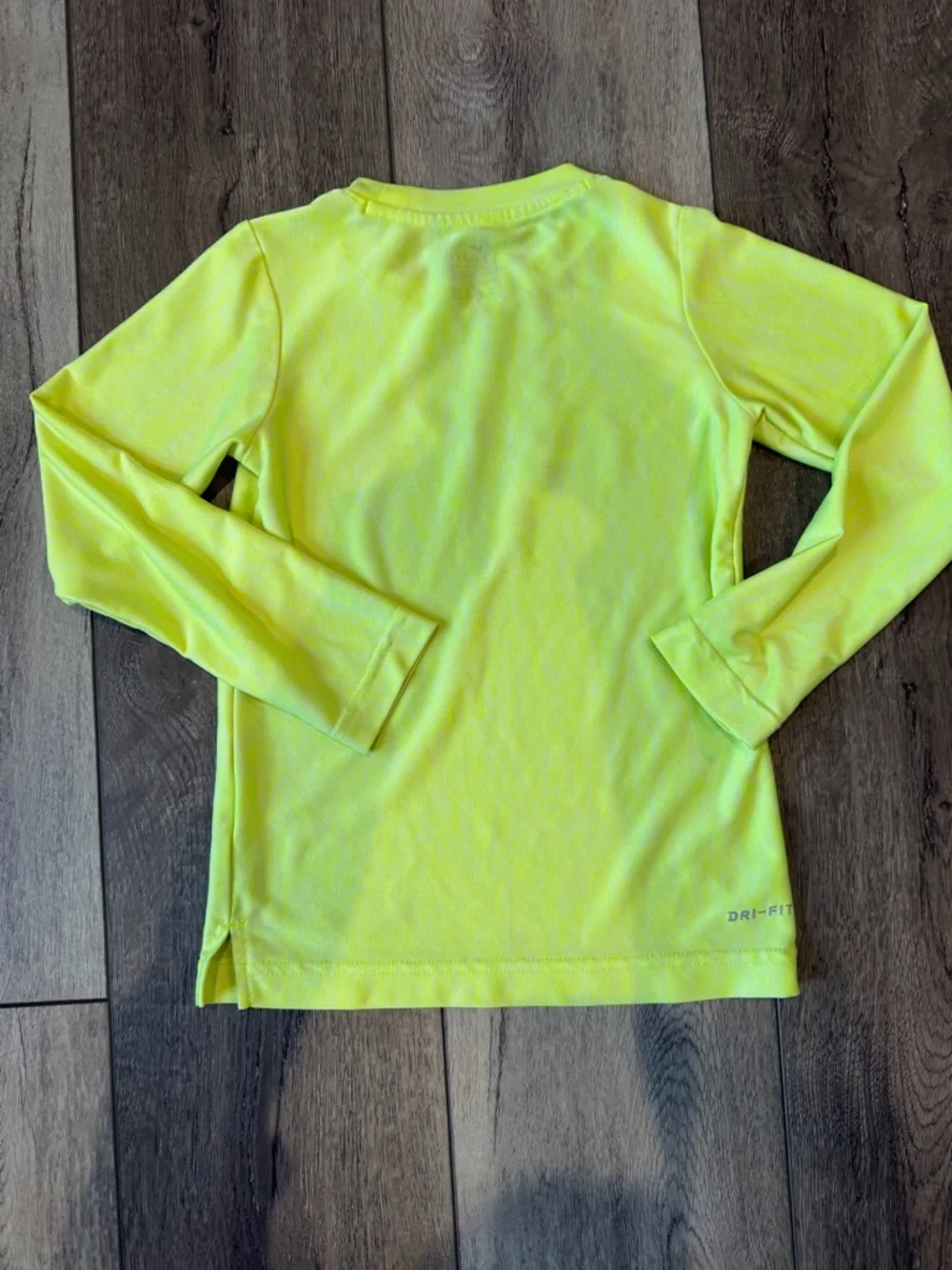 Nike Neon Yellow Long Sleeve Top with Black Pants Set (5) - Picture 3 of 9